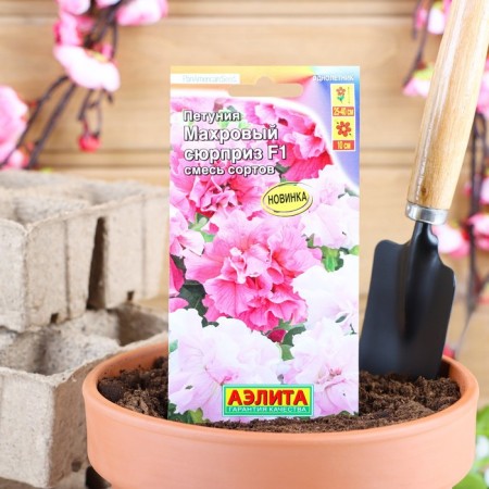 Petunia seeds terry surprise F1, a mixture of varieties, 5 pcs.