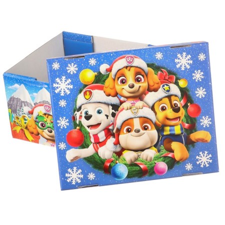 Gift box "New Year" 31x25.5x16 cm, puppy patrol-1