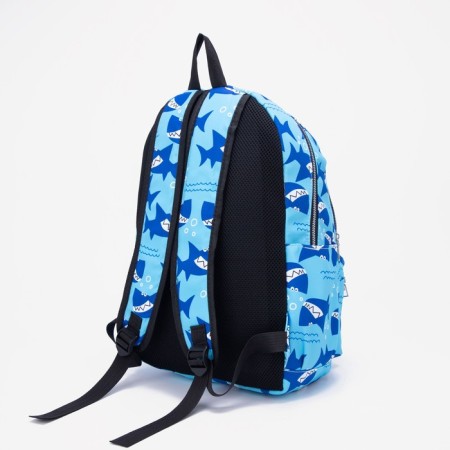 Baby backpack on lightning, blue color-1