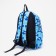 Baby backpack on lightning, blue color