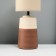 Table lamp "Plant" 1x40W E14 Brown 12.5x12.5x34cm