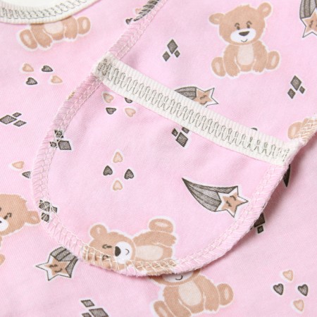 Costume (swing, slider, cap) Bloom Baby Bear, p. 56 cm, pink-2