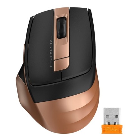 Mouse A4Tech FSTYLER FG35 Bronze/Black Optical (2000DPI) Wireless USB (6but)-2