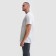 T -shirt male, milk color/print mix, size 44 (s)