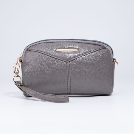 Cross-Bodi Bag on a zipper, brown color