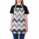 Apron kitchen with a photocrint "Zigzag from the past", adjustable, size OS