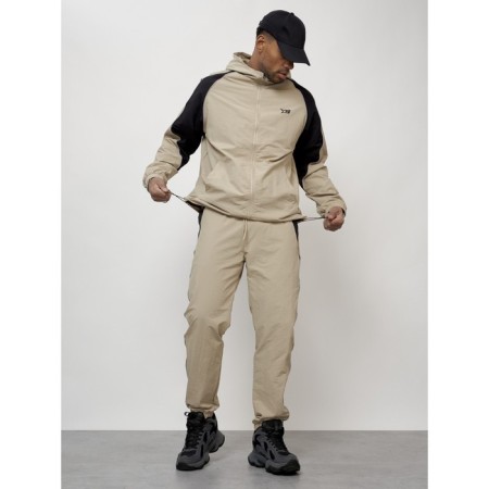 Sports suit men's, size 50, beige color-8