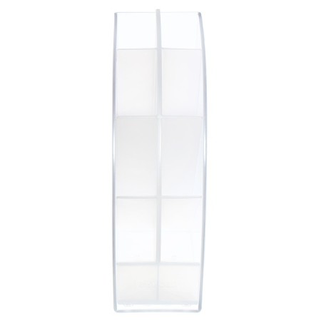 Organizer-stand table, DEVENTE. Fan, 155 x 176 x 68 mm, plastic, white-1