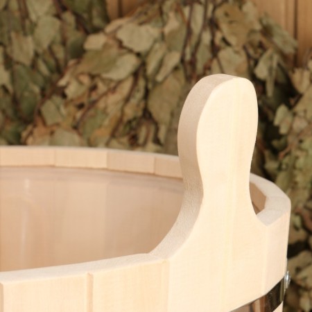 Gang of linden, 15 liters, round, plastic insert, "Dobroparov"-5