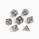 A set of cubes for D&D (Dungeons and Dragons, DND) "Game time", Series: D&D, 7 pcs, gray