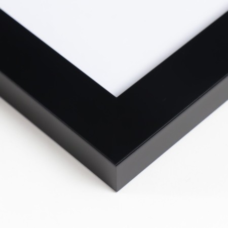 Photo frame Plastic "Gloria" 21x30 cm, with a paspartm, black-3