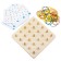 Geobortic base, instructions, 20 bilateral cards, 50 elastic bands, 14 × 14 × 2.5 cm