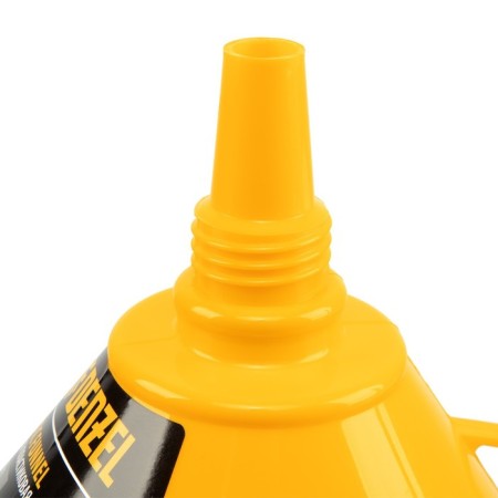 Plastic funnel Denzel, 160 mm with a metal sieve and a flexible tip-5