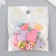 Decor for creativity plastic "Bouquet of flowers" set 8 pcs mix 2.2x2.9x0.7 cm