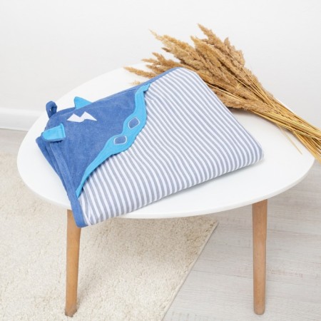 Building corner, size 90x90, dark blue color, maistra, 100% cotton