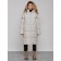 Coat insulated winter female, size 50, light-gray color