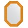Mirror in the baguette frame, gold gold 80 mm, 54x74 cm