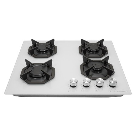Hlect surface Maunfeld EGHG.64.2CW/G, gas, 4 burners, color white glass-1
