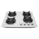 Hlect surface Maunfeld EGHG.64.2CW/G, gas, 4 burners, color white glass