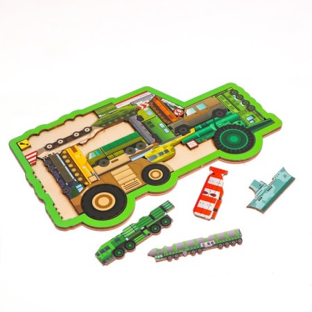 Puzzle "Military Transport"-3