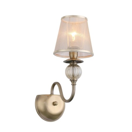Wall lamp EVOLUCE. SL185.301.01. Grazia. 1x40 W, E14, 14x35.8 cm, bronze color, transparent-5