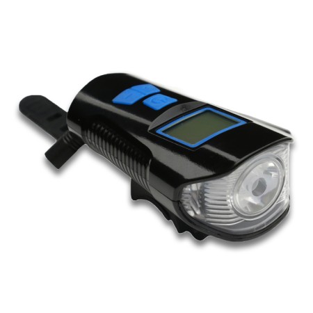 Lanter Bicycle front battery, waterproof, 4 modes, signal, speedometer-2