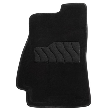 Pile rug for Chevrolet Lanos, 2005-2009, black-1