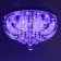Svetogor chandelier "Grodno" 5x60W E27 LED lighting chrome 50x50cm