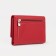 Women's wallet on magnets, red color