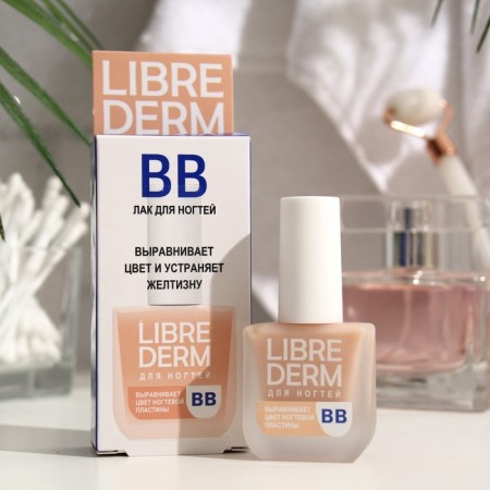 Librederm nail polish eumbles color and eliminates yellowness, 10 ml