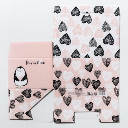 Box - Penal, Gift packaging, “this is love”, 22 x 15 x 10 cm-6