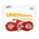 The extension cord UNIVERSAL USh-10, 20 m, with grounding, PVS 3x0.75, IP54, sockets with a lat. lid