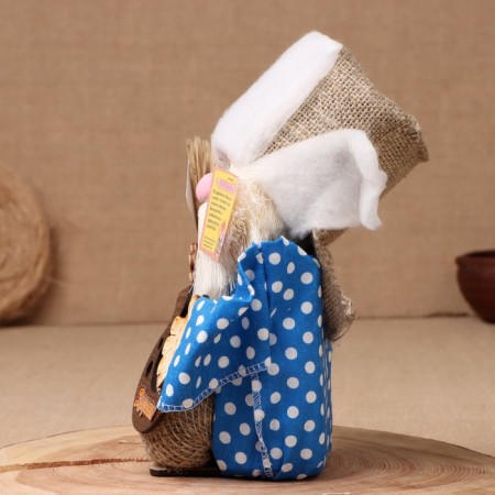 Oragg-Domova "Matvey with a broom and a horseshoe", 30x20x14 cm, mix-1