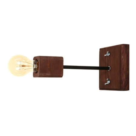 Hugh chandelier 1x60W E27 Brown/Black 27x14x14cm Bayerlux-4
