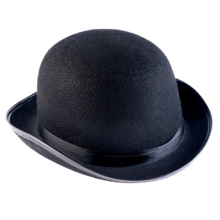 Hat bowler, felt, black, p. 56–58-6