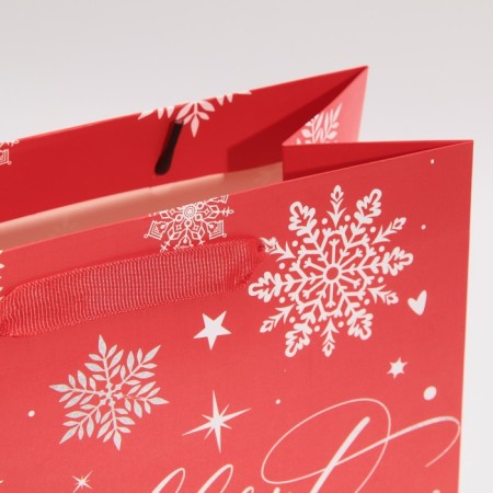 Laminated vertical "Snowfall", Ml 23 x 27 x 11.5 cm, New Year-5