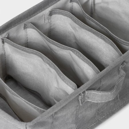 Organizer for linen LADOM, 6 cells, 32 × 17 × 12 cm, color gray color-3