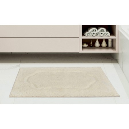 Set of bathroom rugs, size 60x100 cm, 50x70 cm, color cream
