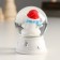 Souvenir Polystone Water Ball "Snowman in a red cap, with a gift" D = 4.5 cm 6x4.5x4.5 cm 48386