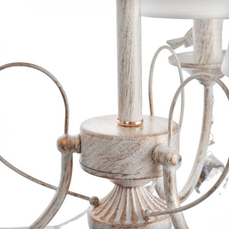 Chantal chandelier 3x40W E14 white+gold 58x58x50 cm Bayerlux-5