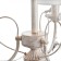 Chantal chandelier 3x40W E14 white+gold 58x58x50 cm Bayerlux