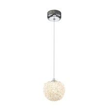 Suspended Indigo, 12037/C/1P Chrome. 1x6W, LED, 610LM, 3000K, 130x130x170/1520 mm