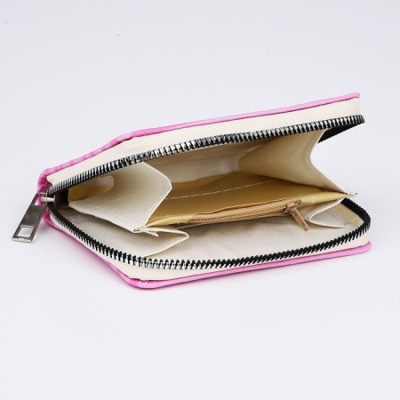 Kitty purse "cats" 12.5x9x2 cm, pink-4