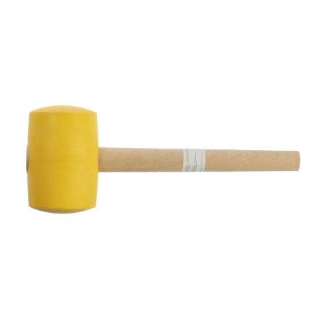 Kiyanka scrap, wooden handle, yellow rubber, 90 mm, 1200 g-1
