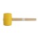 Kiyanka scrap, wooden handle, yellow rubber, 90 mm, 1200 g