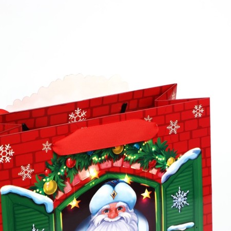 Gift Package "Grandfather Frost", 22 x 22 x 10 cm, New Year-7