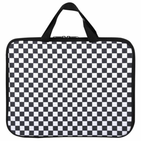 Lightning folder with handles Brauberg A4, 1 department, polyester, 20 mm, "Black and White", 272172