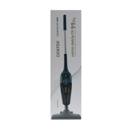 Vacuum cleaner Centek CT-2565, vertical, 1000/200 W, dry cleaning, 1.2 l, blue-16
