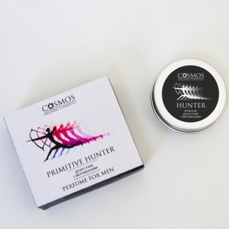 Dry perfumes for men with Feromons Primitive Hunter, 20 ml.