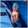 Glasses for swimming children's Onlytop, berys, white/blue color